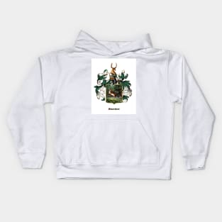 Swarthout Family Coat of Arms and Crest Kids Hoodie